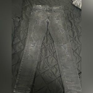 Men’s Hollister coupe moulante ripped jeans